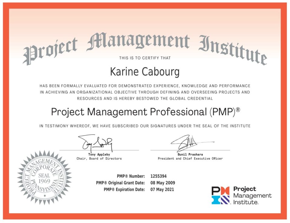 Certification PMP